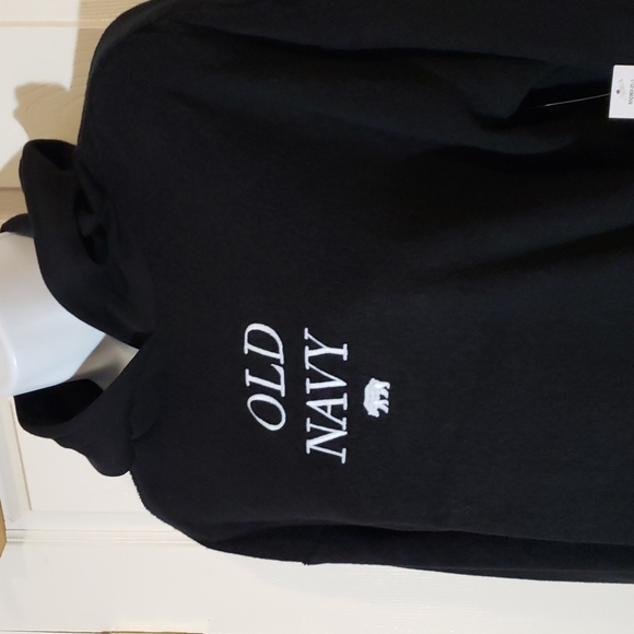 Old Navy Black pull over hoodie - Picture 3 of 10